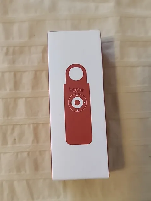 Hootie Personal Safety Alarm for Women, Men, & Kids - Keychain Alarm - RED