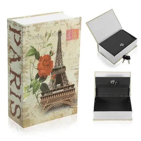 Concealed Steel 2 Key Safe Book - Paris Security Travel Book