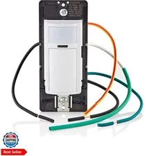 Motion Sensor Light Switch, Motion Activated, Auto-On/Auto-Off or Manual-On, ...