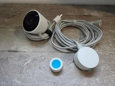 Google Nest Cam Outdoor 1st Gen A0033 NC2100ES Wired 1080p With A0038 Adapter