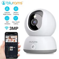 blurams Indoor Camera 5G WIFI Camera 3MP Color Night Vision Pet/Baby Monitor