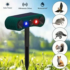 Outdoor Solar Wireless Motion Sensor Alarm 4 Modes Detector 129db Loud Noise