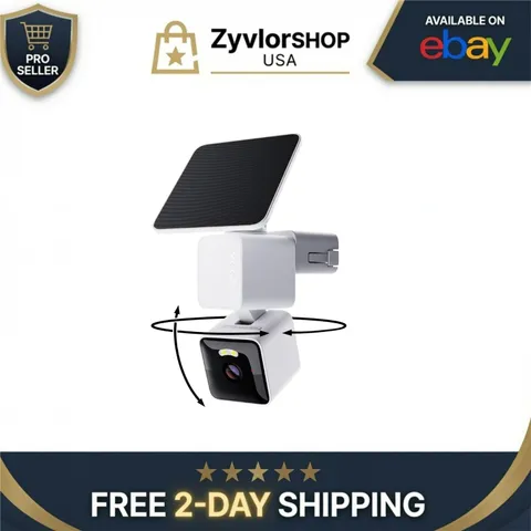 WYZE Solar Cam Pan 2K Outdoor Wireless Security Camera Solar Powered