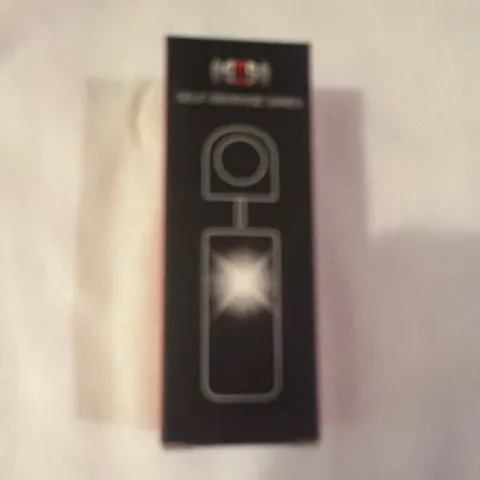 Personal Attack Alarm 130 dB Siren with LED Flash Light, Black/Red