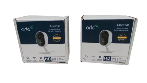 Lot of 2 Arlo VMC2040-100NAR Essential 1080p Wired Indoor Camera