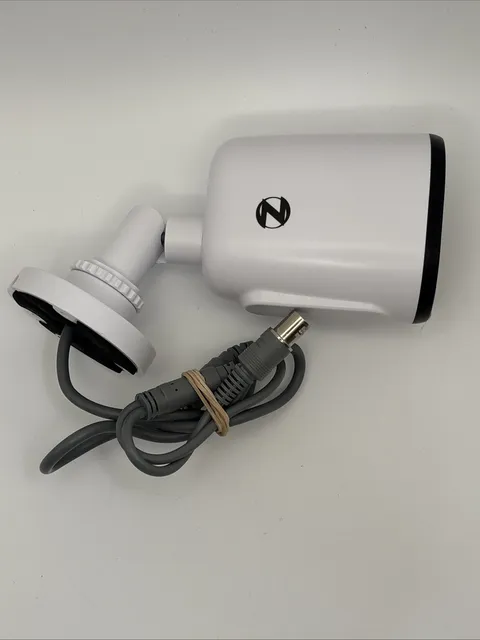 Night Owl CM-FTD4LS-B Wired Bullet Security Camera 1080p White Indoor/Outdoor