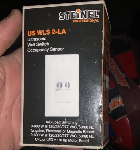STEINEL US WLS 2-LA Ultrasonic Switch Occupancy Sensor’s Light Almond 66200