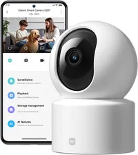 Smart Camera C201, 1080P Indoor Security Camera with Physical Lens Shielding, 36