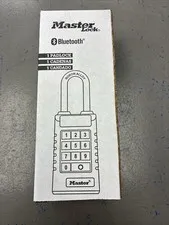 Master Lock 6400LJENT Professional Bluetooth Smart Padlock Bluetooth - BRAND NEW