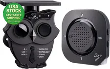 Solar Wireless Driveway Alarm System 1 2 Mile Range Motion Sensor 120Db Outdoor