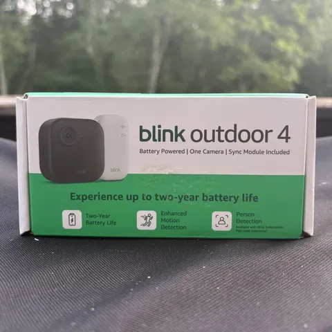 Blink Outdoor 4 Wireless Battery Outdoor Camera, Motion Detect, 2-Way, Alexa