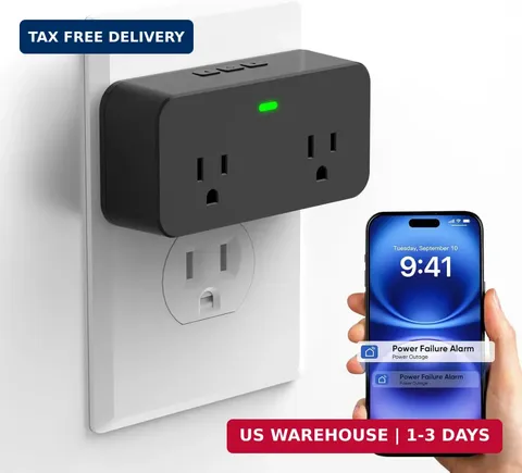 Power Failure Alarm WiFi, Newest Smart Power Outage Alarm with App Remote Cancel