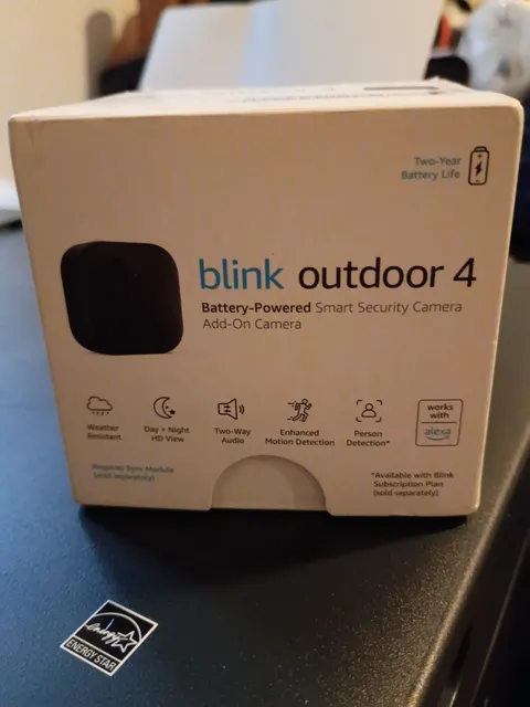 2023 Blink-Outdoor 4 (4th Gen) Add-On Wireless Security Cam - Black (B0B1N7LJD3)