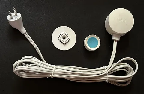 OEM Google Nest 1st gen power cord & wall mount, magnetic wall mount for camera