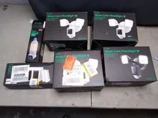 Wyze Cam Floodlight V2 Motion-Activated 2K HD Color Night Vision Camera lot