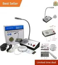 ZDL-9908 Professional Intercom System with Adjustable Volume - For Counter Use