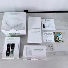 Frontpoint Home Security System Safehouse 6 Piece Kit Hub Doorbell Sensors