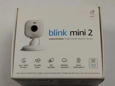Blink Mini 2 Indoor and Outdoor Plug-in smart security camera HD night