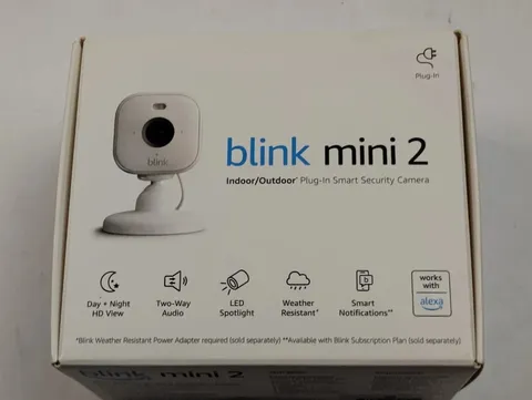 Blink Mini 2 Indoor and Outdoor Plug-in smart security camera HD night