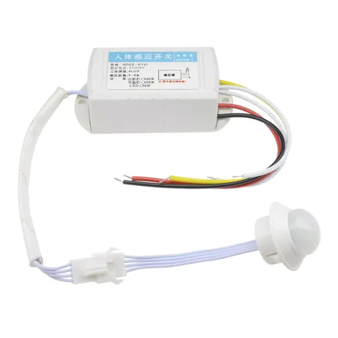 IR Infrared Body Motion Sensor Automatic Light Lamp Control Switch AC220V 200W