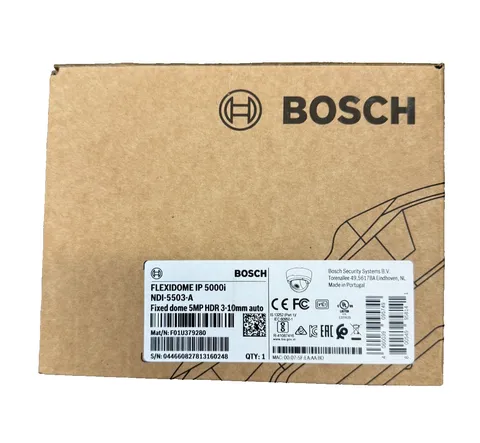 Bosch NDI-5503-A FLEXIDOME IP 5000i Wired Dome IP/Network Camera HDR Color