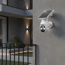 Wireless Security Camera: 1080p, Solar-Powered with 2-Way Audio and Night Vision