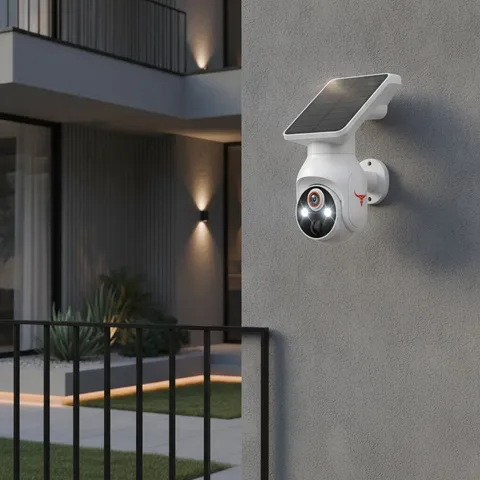 Wireless Security Camera: 1080p, Solar-Powered with 2-Way Audio and Night Vision