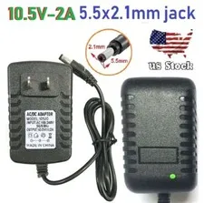 10.5V 2A 2000mA AC Adapter to DC Power Supply Charger Cord 5.5x2.1mm US plug