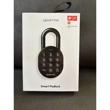 Igloohome Smart Padlock, Smart Lock w/ Case- IOS/Android App Remotely-NIB