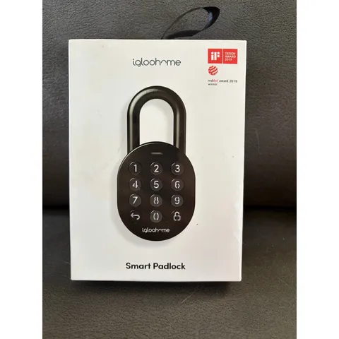 Igloohome Smart Padlock, Smart Lock w/ Case- IOS/Android App Remotely-NIB