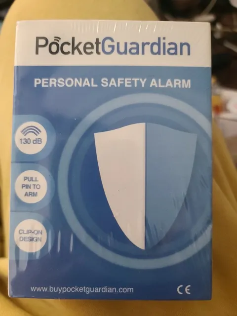 Pocket Guardian Personal Safety Alarm Rape Prevention Whistle Factory Sealed 
