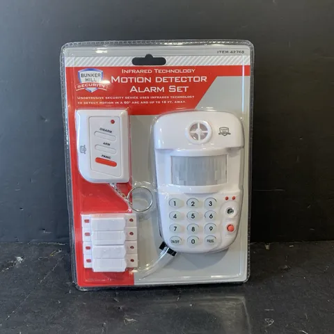 Bunker Hill Security Infrared Motion Detector Alarm Set Model 42768 NEW SEALED