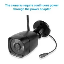 Wireless Security Camera System 720P With Loop Recording For Home