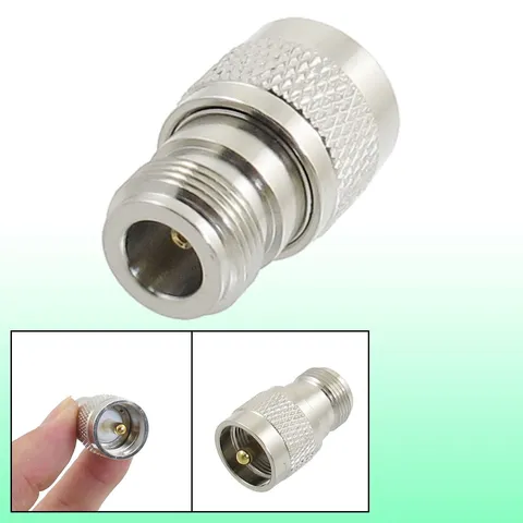 N Female to UHF Male Crimp Jack RF Antenna Converter Connector