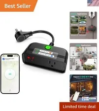 Power Failure Alarm WiFi, Outdoor Power Outage Alarm, App Alert, Loud 110dB |...