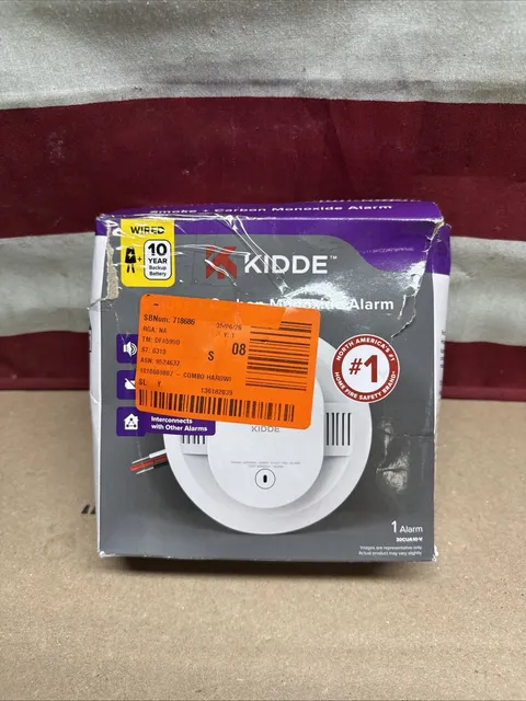 Kidde 30CUA10-V Smoke and Carbon Monoxide Detector  Alarm Voice Alerts