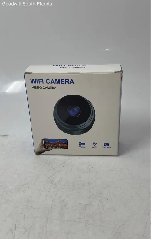Black Mini Security Surveillance Wireless Wi-Fi Video Camera Not Tested