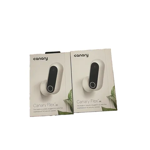 2 Canary Flex HD Indoor/Outdoor Security Camera Wi-Fi - Opened but never used