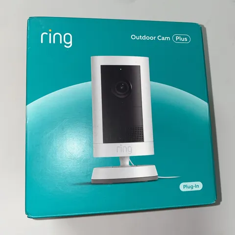 Ring Outdoor Cam Plus | Plug-In | 2K Video and Ring Vision Color