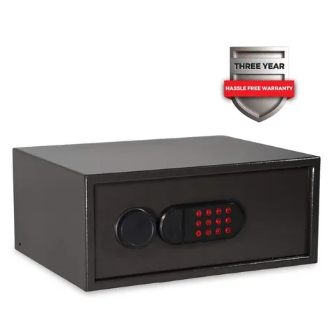 SANCTUARY 0.71 cu. ft. Security Vault w/ Electronic Lock, Gray Hammertone Finish