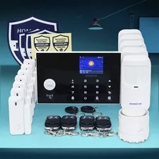 HOMSECUR Pet Friendly Home Security Alarm System Remote Control By App SMS Call