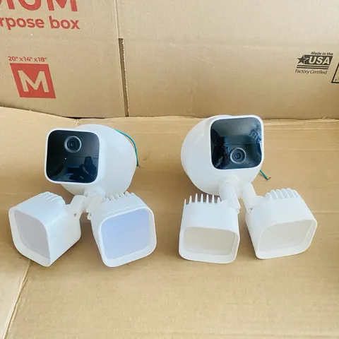 Blink Outdoor Wired 1080p Security Camera w/ Floodlight BFM00100UW - AS IS Read