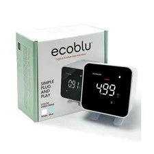 Ecosense EB100 EcoBlu, Home Radon Detector, Capture & Display Results Every 1...