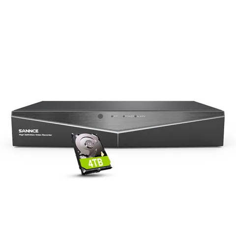SANNCE 5in1 16CH DVR 1080P Lite CCTV Security Video Recorder for Camera System
