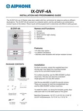 Aiphone IX-DVF 4A Video Door Station