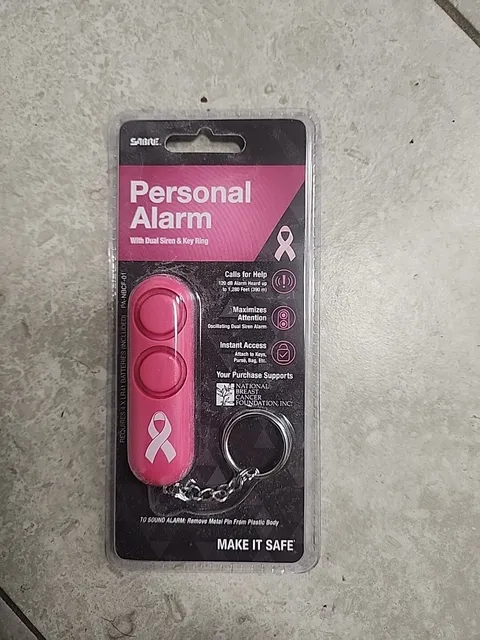 Sabre Red Portable Safety & Security Personal Alarm Key Chain NEW Sealed