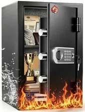 𝐔𝐩𝐠𝐫𝐚𝐝𝐞𝐝 𝟐𝟎𝟐𝟔 Fireproof Safe Box| 𝟏𝟕𝟎𝟎°𝐅 𝟑𝟓-𝐌𝐢𝐧 Protect...