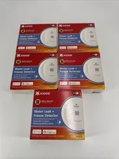 5 PACK - Kidde Smart Water Leak and Freeze Detector WiFi Alexa Google 60WLDR-W