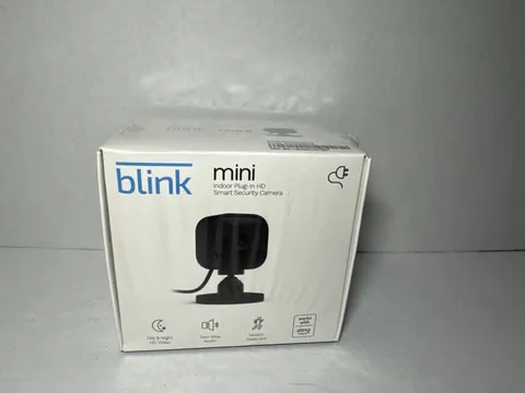 Blink Mini Indoor Smart Surveillance Camera 1080p HD NEW Black