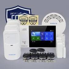 HOMSECUR Wireless WIFI 4G LCD Home House Alarm System